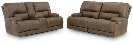 Beckley Place Sofa and Loveseat in Earth - PKG023972