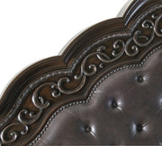 Beddington Dark Cherry Upholstered Panel Bedroom Set - Gate FurnitureBedroom Set