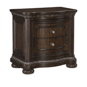Beddington Dark Cherry Upholstered Panel Bedroom Set - Gate FurnitureBedroom Set