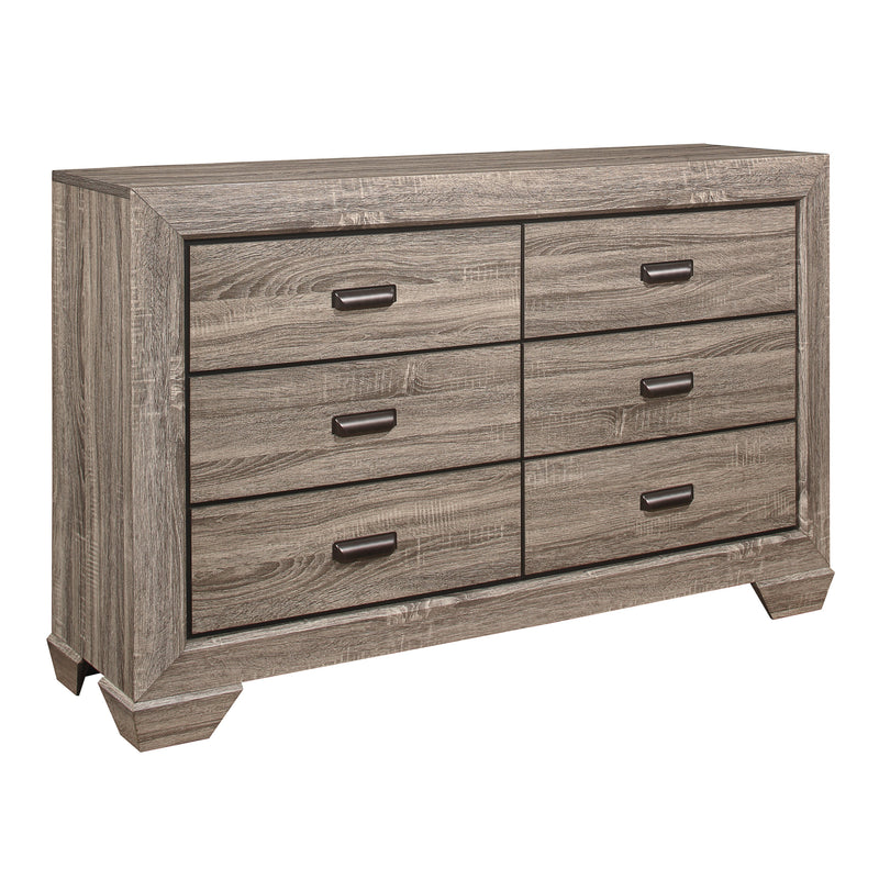 Beechnut Light Elm Panel Bedroom Set - Gate FurnitureBedroom Set
