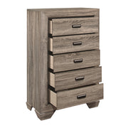 Beechnut Light Elm Panel Bedroom Set - Gate FurnitureBedroom Set