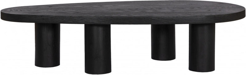Beekman Oak Wood Coffee Table in Black - 291Black-C