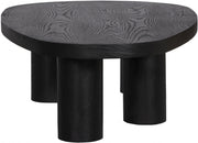 Beekman Oak Wood Coffee Table in Black - 291Black-C