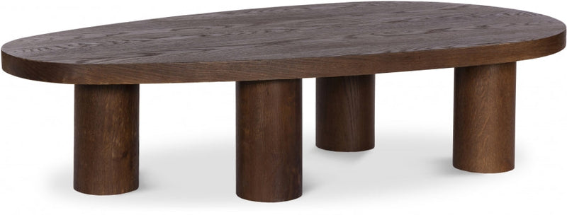 Beekman Oak Wood Coffee Table in Brown - 291Brown-C