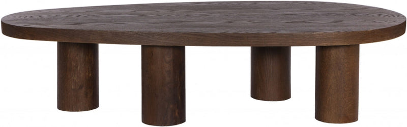Beekman Oak Wood Coffee Table in Brown - 291Brown-C