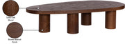 Beekman Oak Wood Coffee Table in Brown - 291Brown-C