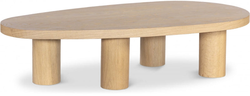 Beekman Oak Wood Coffee Table in Natural - 291Oak-C