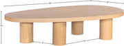 Beekman Oak Wood Coffee Table in Natural - 291Oak-C