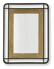 Beelman Black/Brown Accent Mirror - A8010409