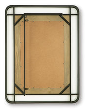Beelman Black/Brown Accent Mirror - A8010409