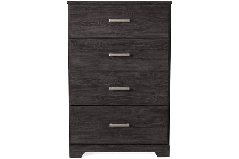 Belachime Black Chest of Drawers - Gate FurnitureChest