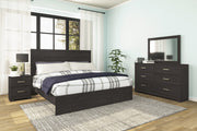 Belachime Black Panel Bedroom Set - Gate FurnitureBedroom Set