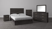 Belachime Black Panel Bedroom Set - Gate FurnitureBedroom Set