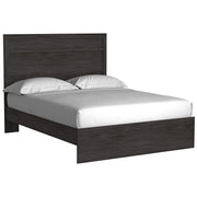 Belachime Black Queen Panel Bed - Gate FurnitureQueen Bed