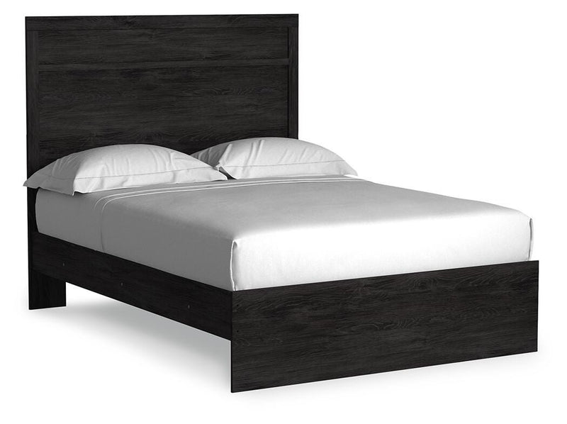 Belachime Full Panel Bed, Dresser, Chest and 2 Nightstands - B2589B19