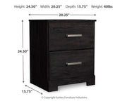 Belachime Full Panel Bed, Dresser, Chest and 2 Nightstands - B2589B19