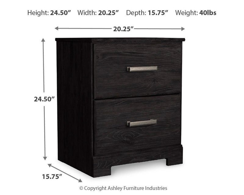 Belachime Full Panel Bed, Dresser, Chest and 2 Nightstands - B2589B19