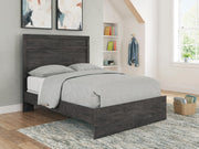 Belachime Full Panel Bed, Dresser, Chest and 2 Nightstands - B2589B19
