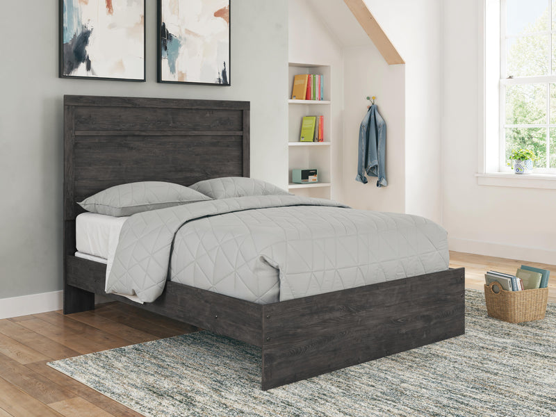 Belachime Full Panel Bed, Dresser, Chest and 2 Nightstands - B2589B19