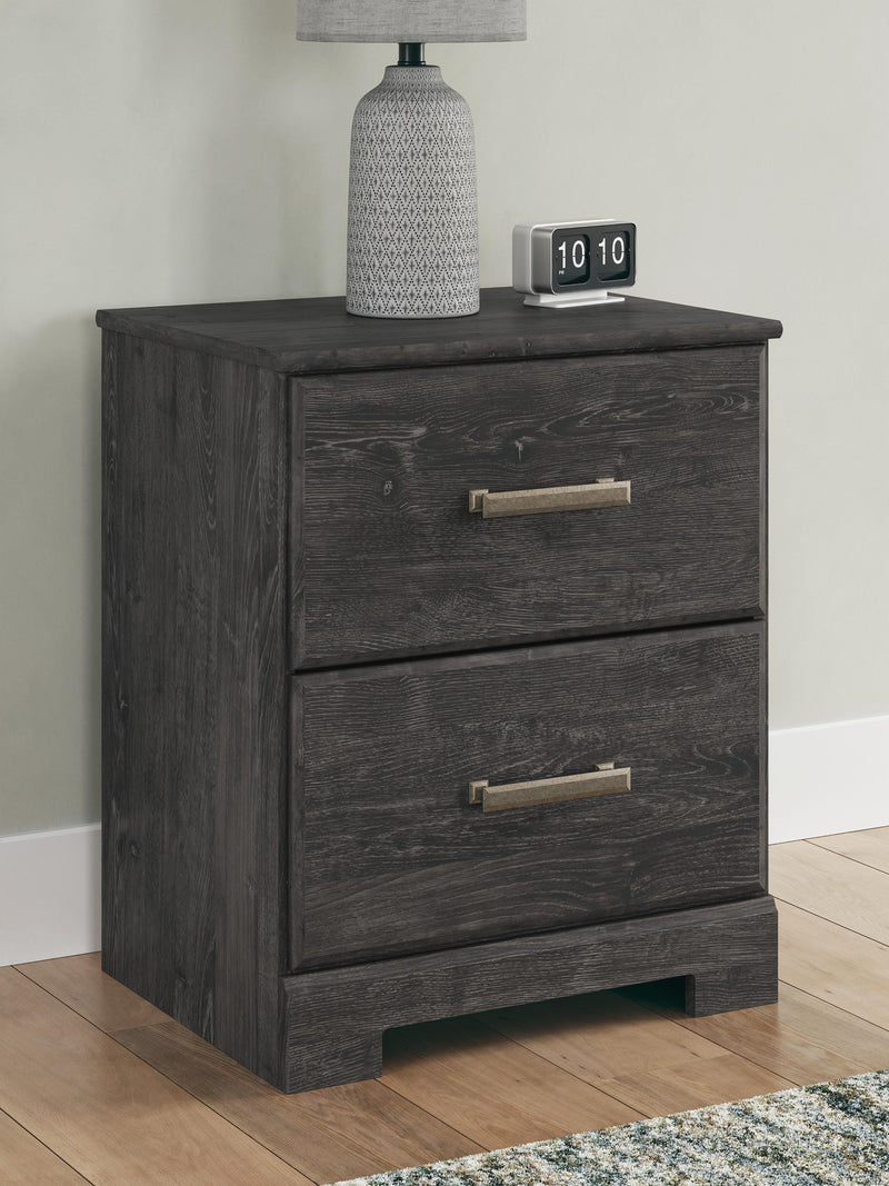 Belachime Full Panel Bed, Dresser, Chest and 2 Nightstands - B2589B19