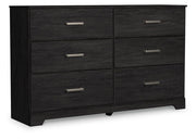 Belachime Full Panel Bed, Dresser, Chest and 2 Nightstands - B2589B19