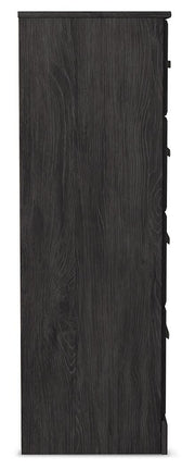 Belachime Full Panel Bed, Dresser, Chest and 2 Nightstands - B2589B19
