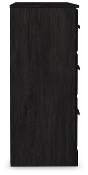Belachime Queen Panel Bed with Dresser in Charcoal - PKG018399