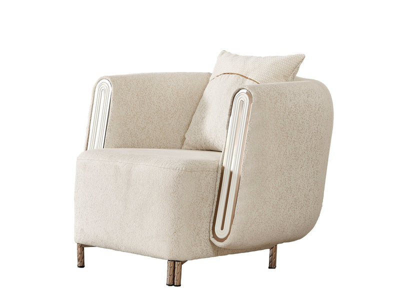 Bella Chair Cream in Cream - 101-BEL-55429-B
