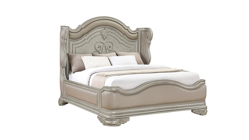 Bella King Bed Champagne - Bella King Bed Champagne