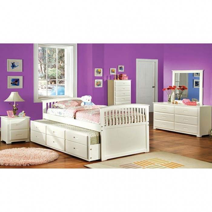 Bella White Mirror - CM7035W-M