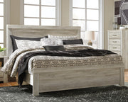 Bellaby King Panel Bed with Dresser in Whitewash - PKG004730