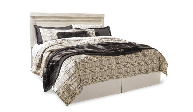 Bellaby King Panel Headboard Bed with Dresser in Whitewash - PKG004647