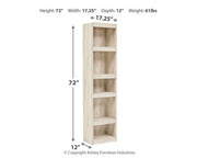 Bellaby Whitewash 4-Piece Entertainment Center - EW0331W6