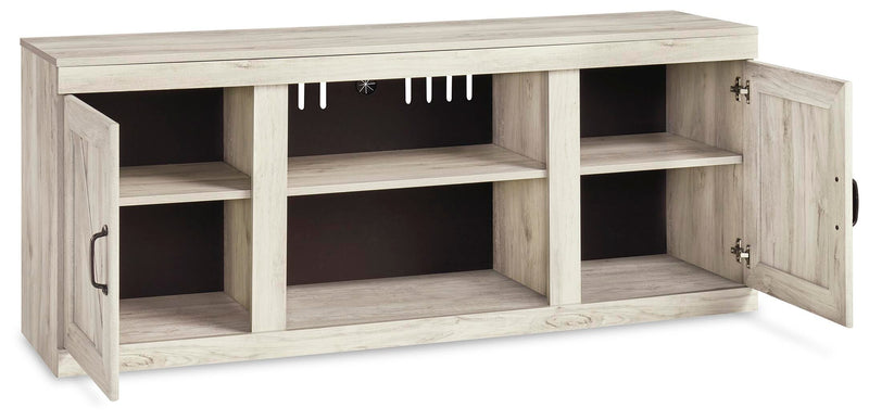 Bellaby Whitewash 4-Piece Entertainment Center - EW0331W6