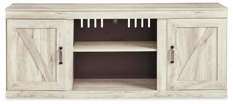 Bellaby Whitewash 4-Piece Entertainment Center - EW0331W6