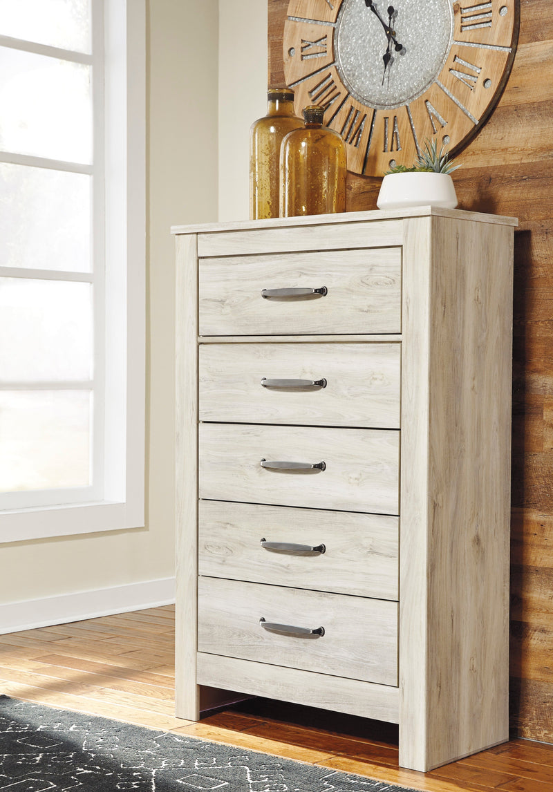 Bellaby Whitewash Footboard Storage Platform Bedroom Set - Gate FurnitureBedroom Set