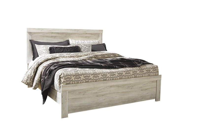 Bellaby Whitewash King Panel Bed - Gate FurnitureKing Bed