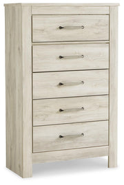 Bellaby Whitewash King Storage Bed, Dresser, Mirror, Chest and 2 Nightstands - B331B20