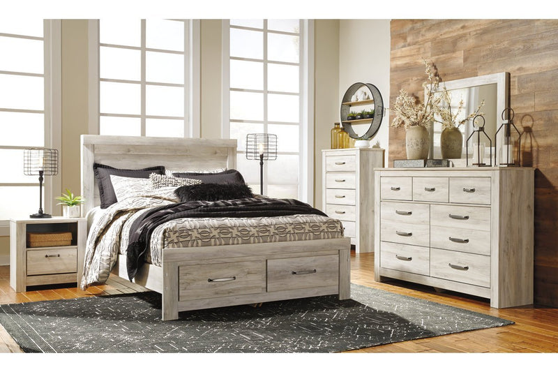 Bellaby Whitewash Nightstand - Gate FurnitureNightstand