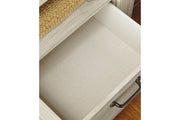 Bellaby Whitewash Nightstand - Gate FurnitureNightstand