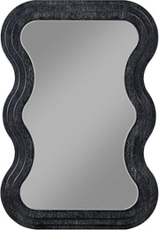 Bellagio Oak Veneer Mirror in Black - 66068Black-M