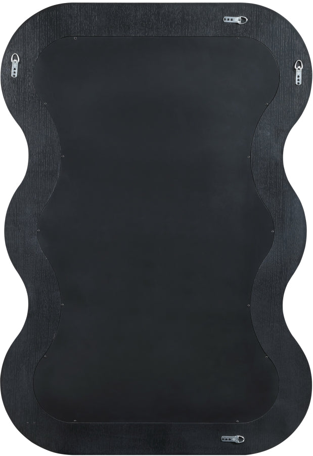 Bellagio Oak Veneer Mirror in Black - 66068Black-M