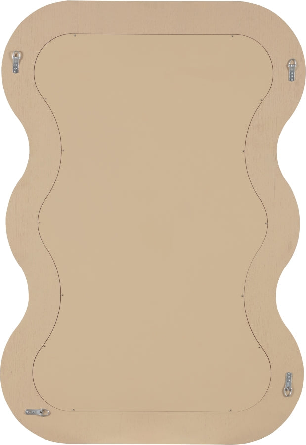 Bellagio Oak Veneer Mirror in Natural - 66068Oak-M