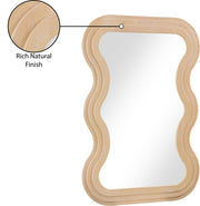 Bellagio Oak Veneer Mirror in Natural - 66068Oak-M