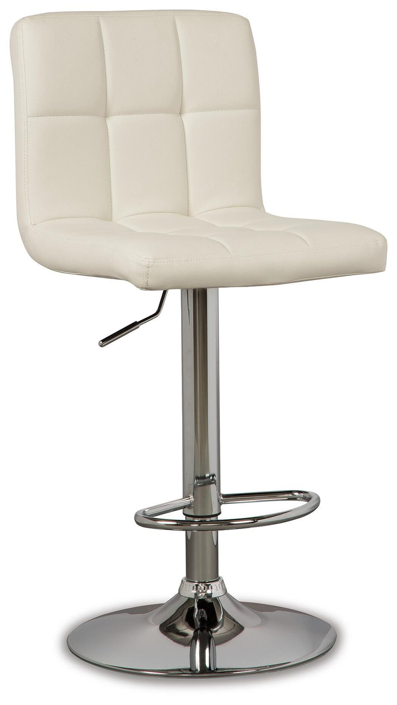 Bellatier Bone Adjustable Height Bar Stool (Set of 2) - D120-230X2