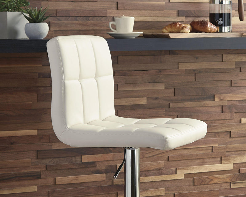 Bellatier Bone Adjustable Height Bar Stool (Set of 2) - D120-230X2