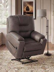 Belmone Pike Gunmetal Power Lift Recliner - PC2280512