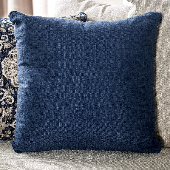 Belsize Beige/Navy Loveseat - SM6438-LV