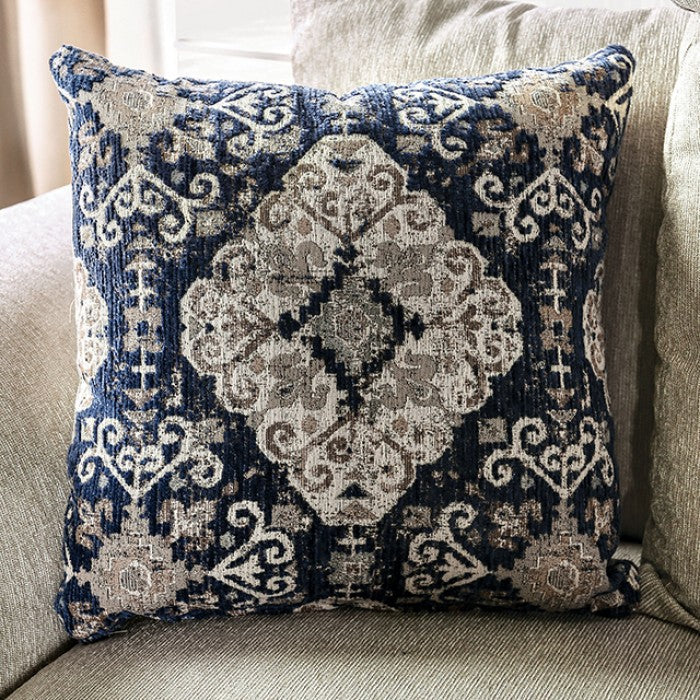 Belsize Beige/Navy Loveseat - SM6438-LV
