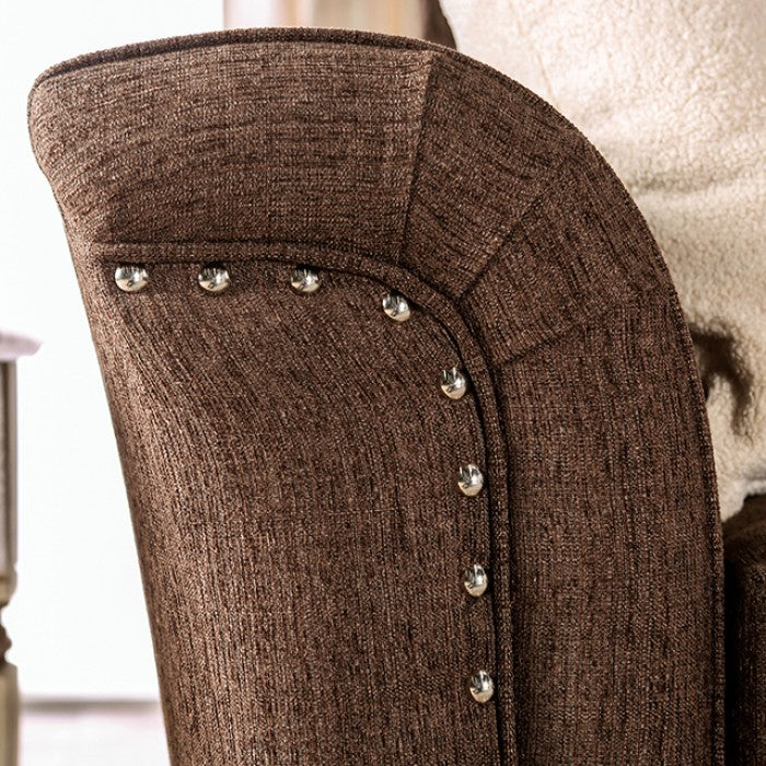 Belsize Chocolate/Tan Loveseat - SM6439-LV